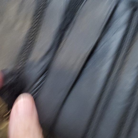 Motorcycle,‎  gauntlet leather gloves. Lined, snap together,  zipper pockets. - Picture 4 of 15